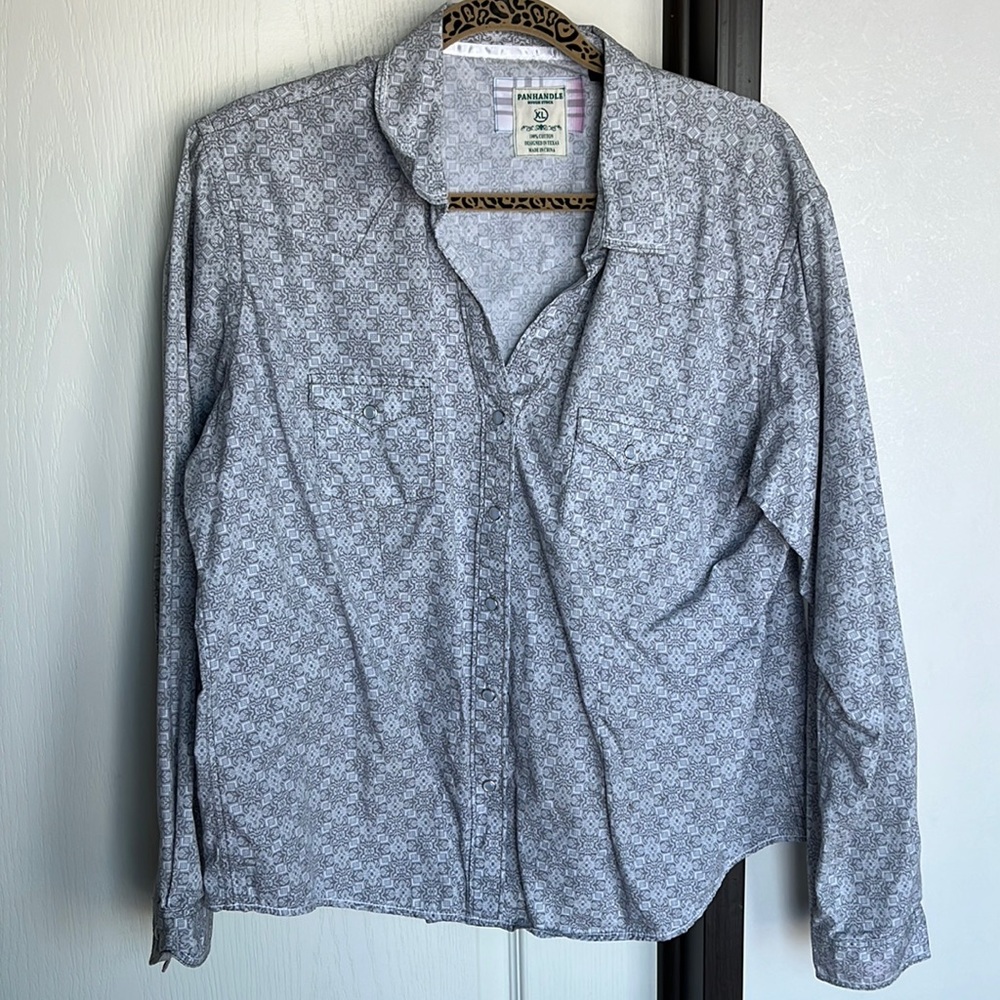 Panhandle Western Button Up